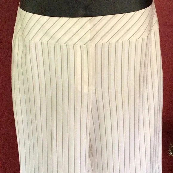 ANN TAYLOR LOFT LINEN TROUSERS SIZE 8 - Picture 2 of 3